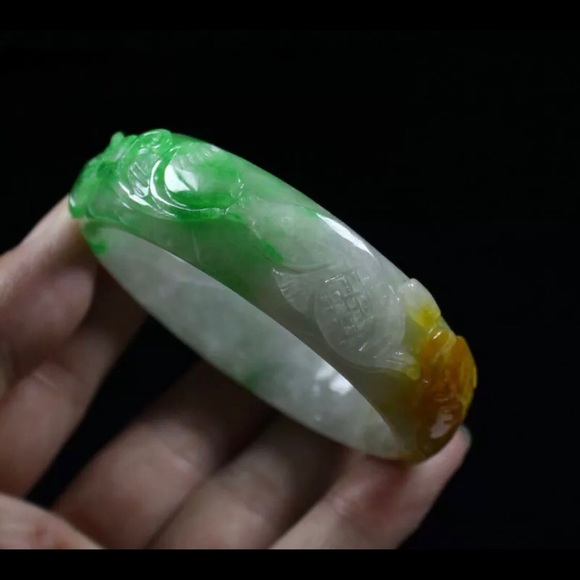 58mm Chinese fashion natural Hand-carved Multi- - Picture 7 of 12